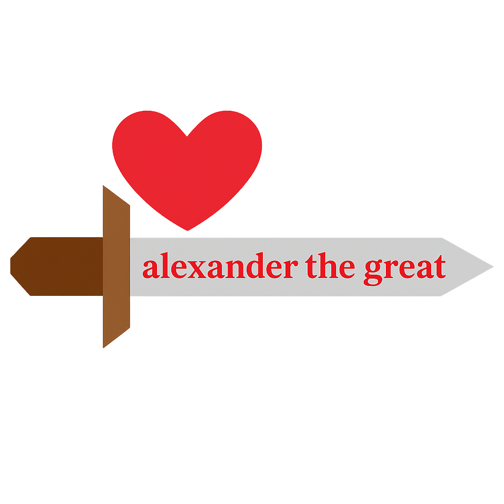 Alexander the Great sword and heart