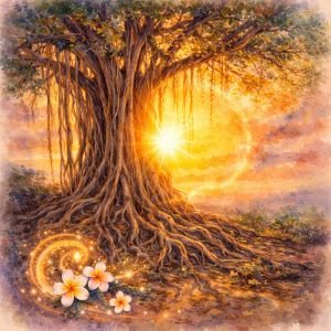 Banyan tree roots symbolizing resilience, growth, and strength through challenge