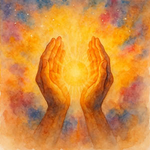 Watercolor of all life's blessings