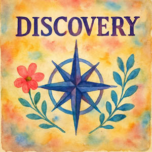 Watercolor celebrating discovery