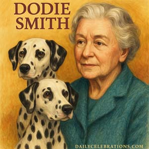 Dodie Smith and Dalmatians
