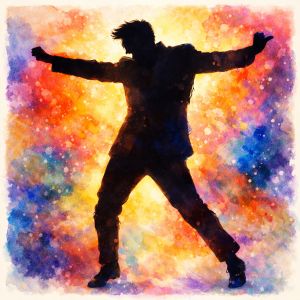 Portrait of Elvis Presley