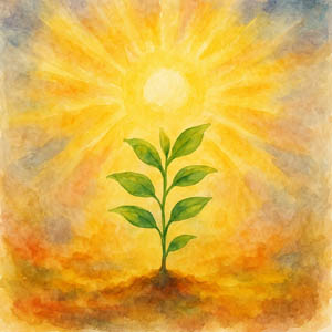 Bright yellow daisy symbolizing the quiet grace of true greatness