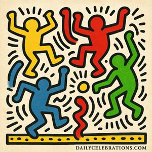 Keith Haring artwork