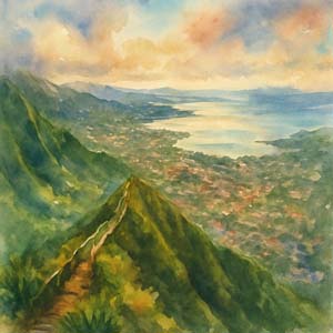 View of Kaneohe from Koʻolau