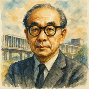 Japanese architect Kenzo Tange