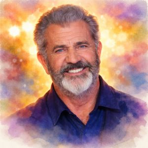 Portrait of actor and filmmaker Mel Gibson