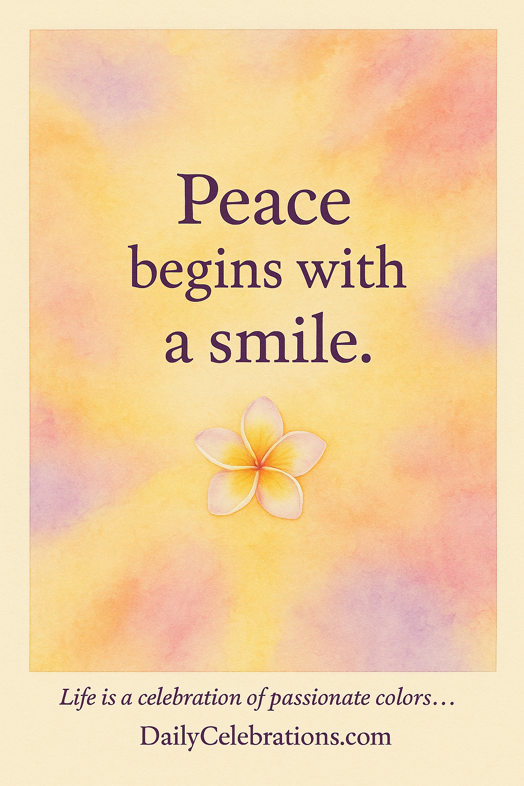 Peace Journal Card