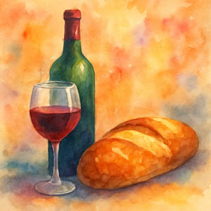 Enjoying Wine